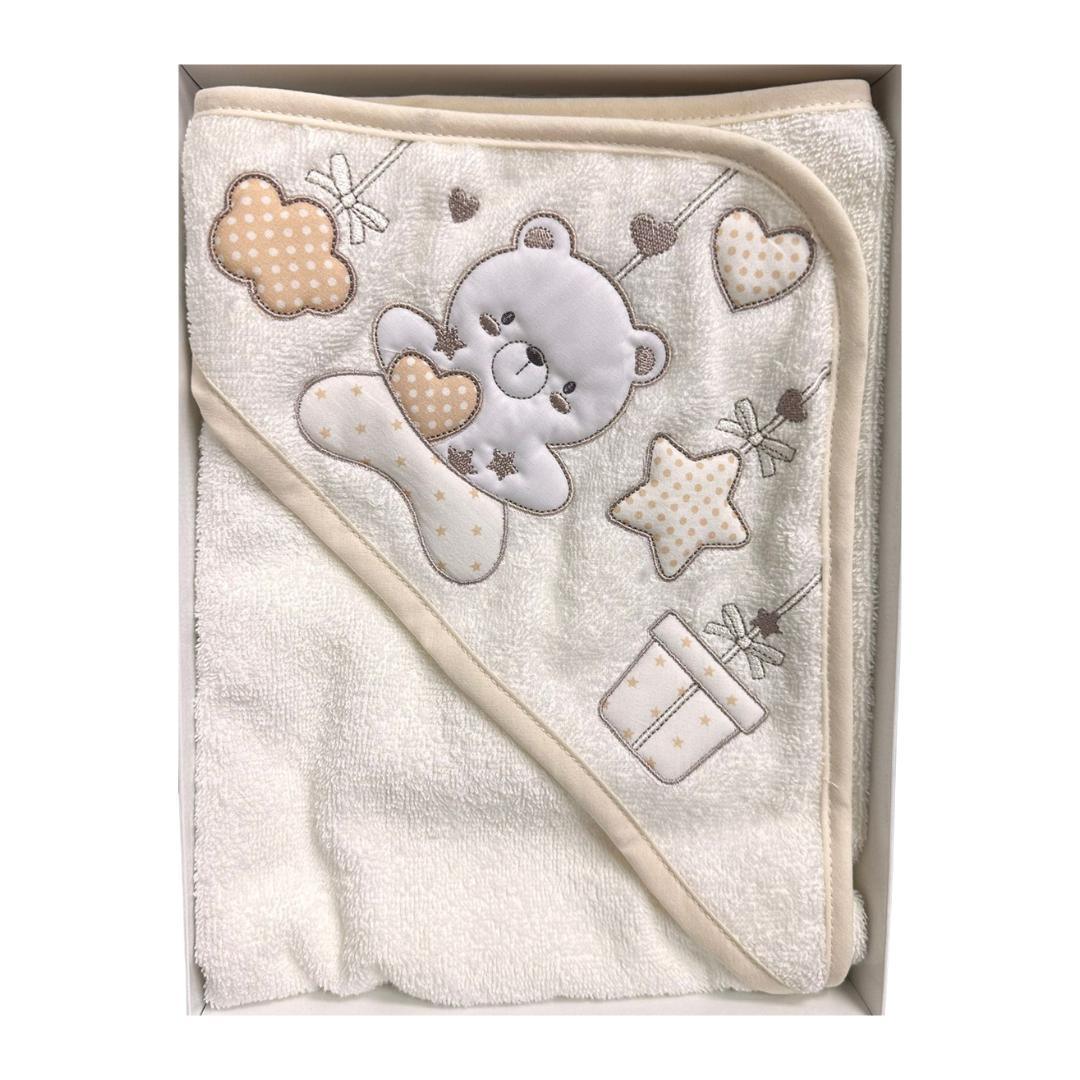 Accappatoio Spugna Unisex Beige - Baby Shop Store