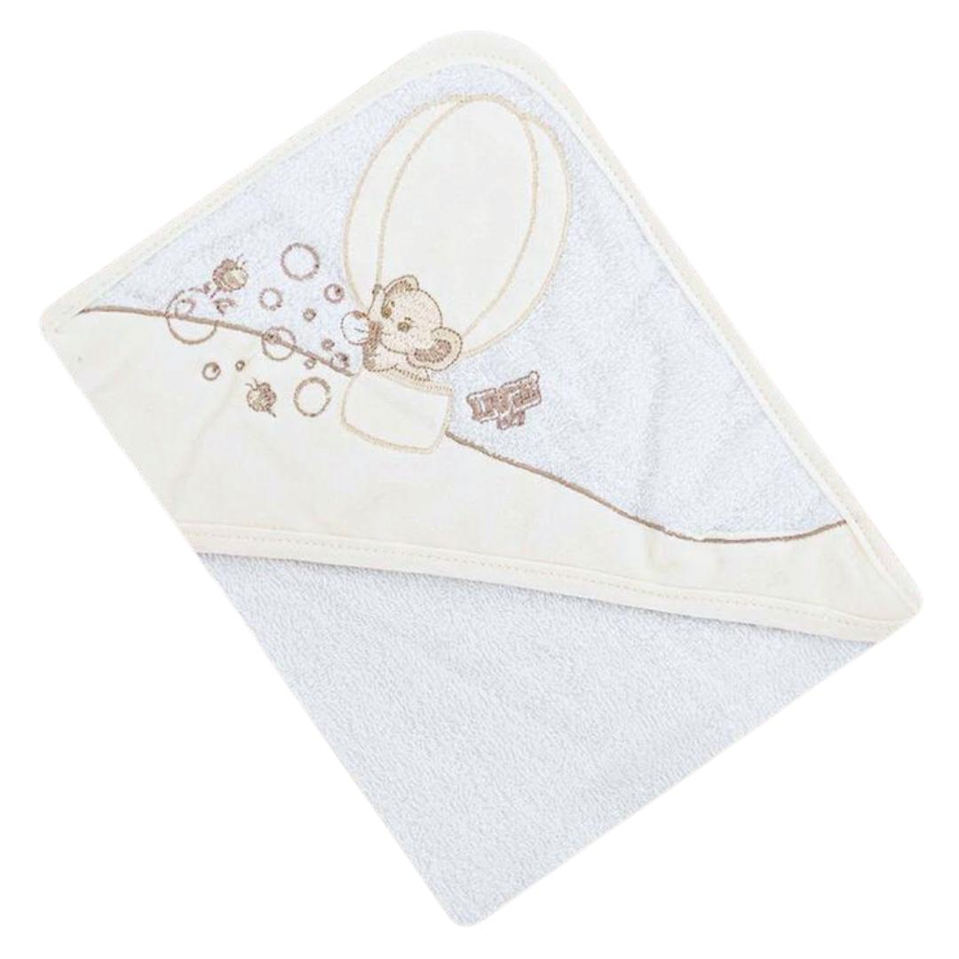 accappatoio Irge in spugna elefantino tortora