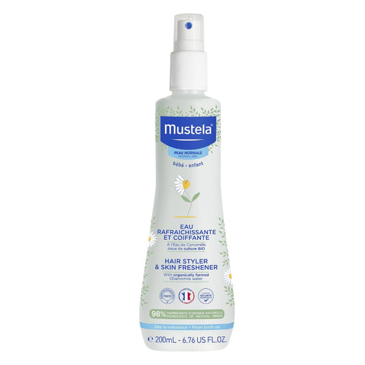 Mustela agua refrescante cuerpo y cabello 200ml