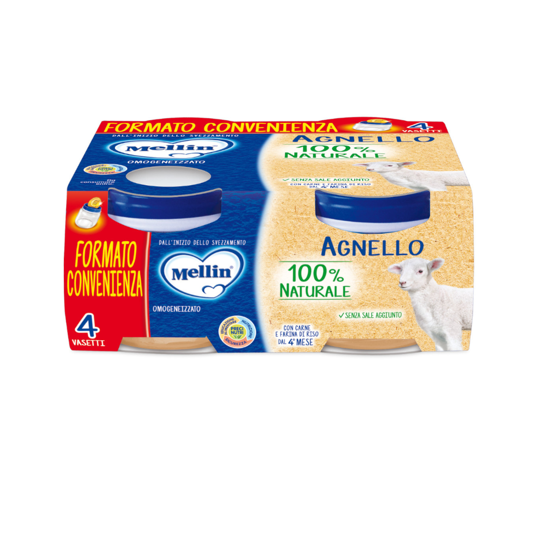 Omo Mellin  Agnello 80gr x 4