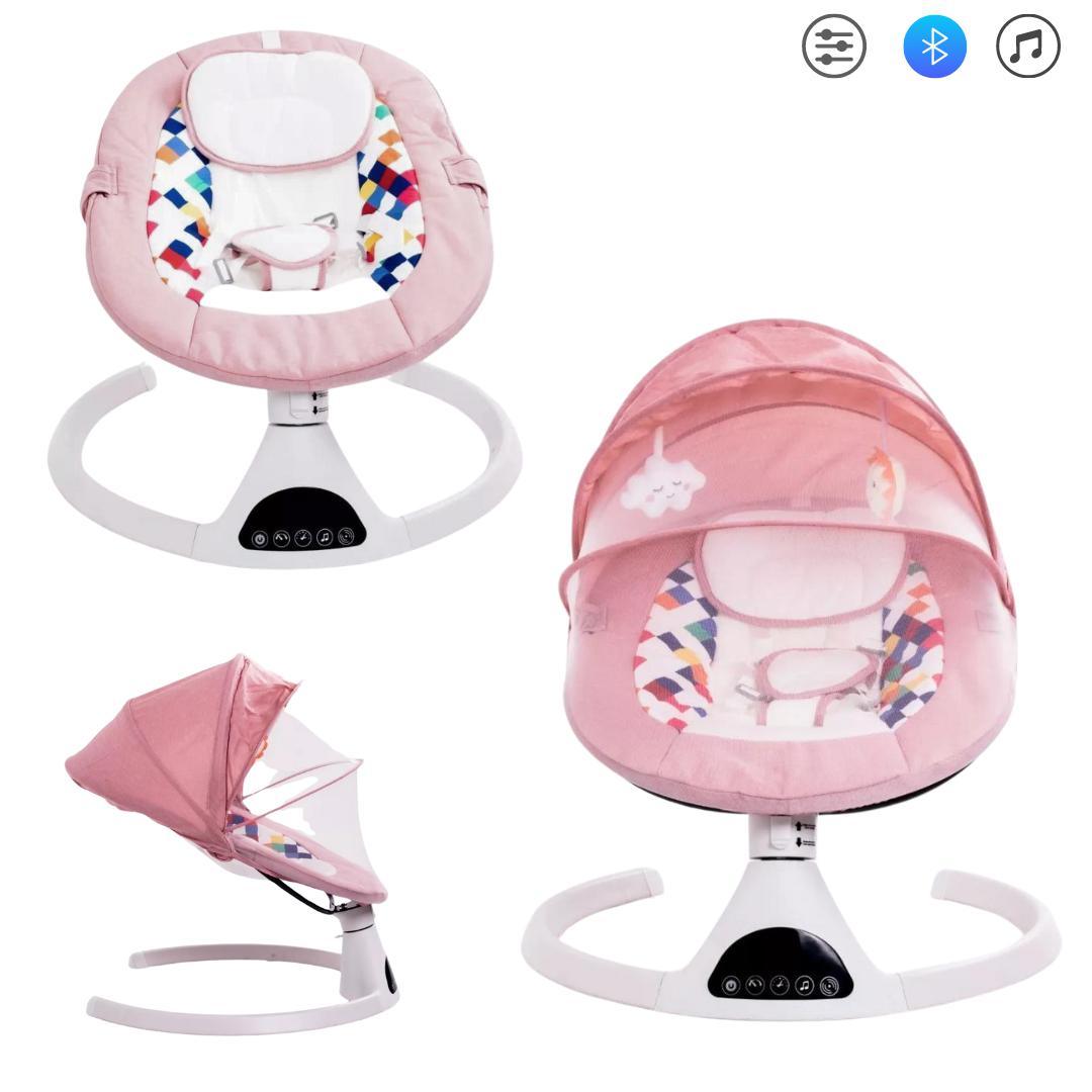 Altalena Intelligente Elettrica Rosa - Baby Shop Store