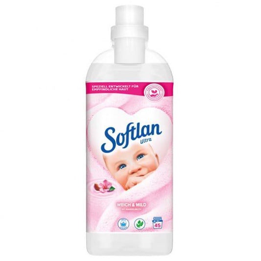 Ammorbidente Softlan 1L Talco e Mandorla da 0mesi+ - Baby Shop Store