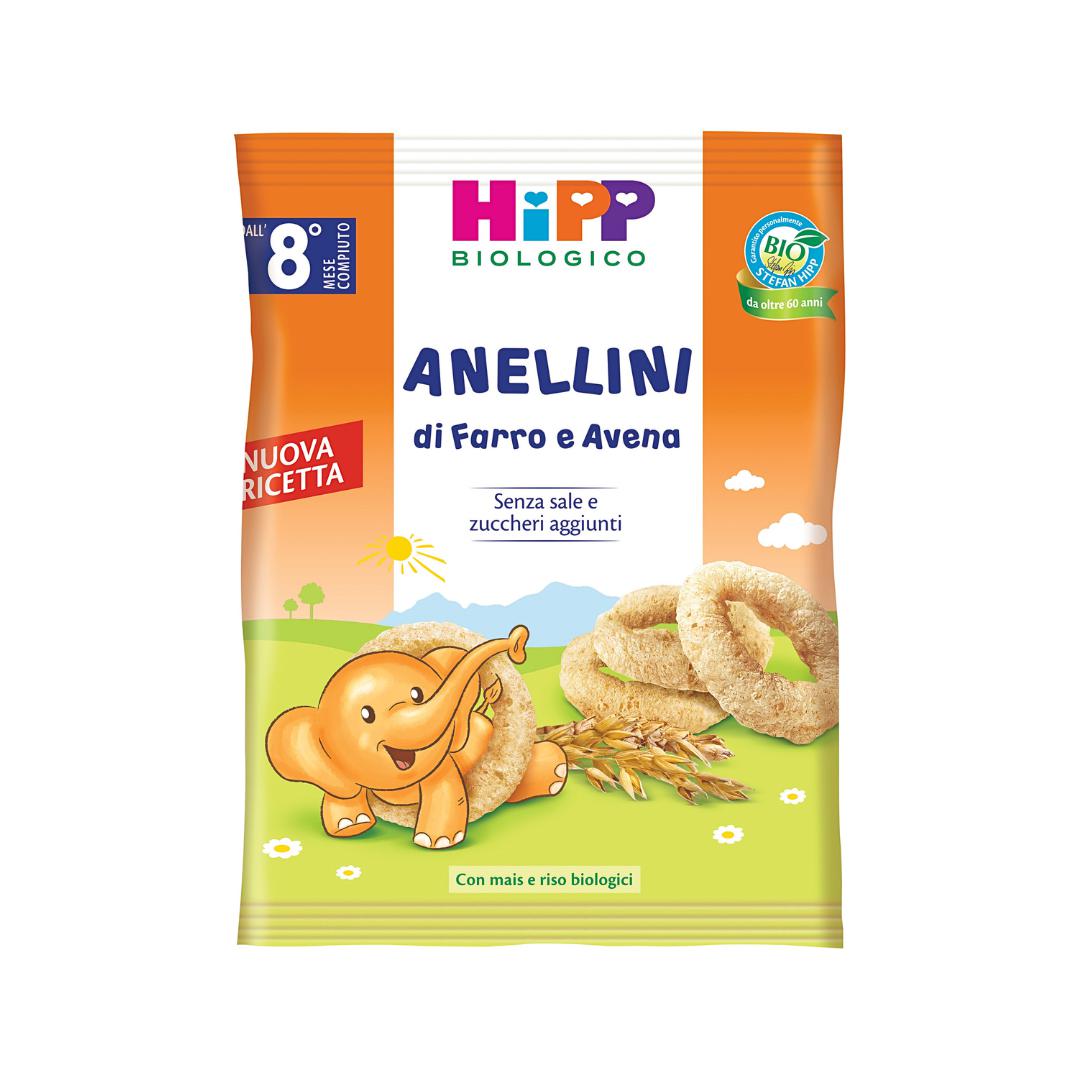 Anellini di Farro e Avena Hipp 30gr