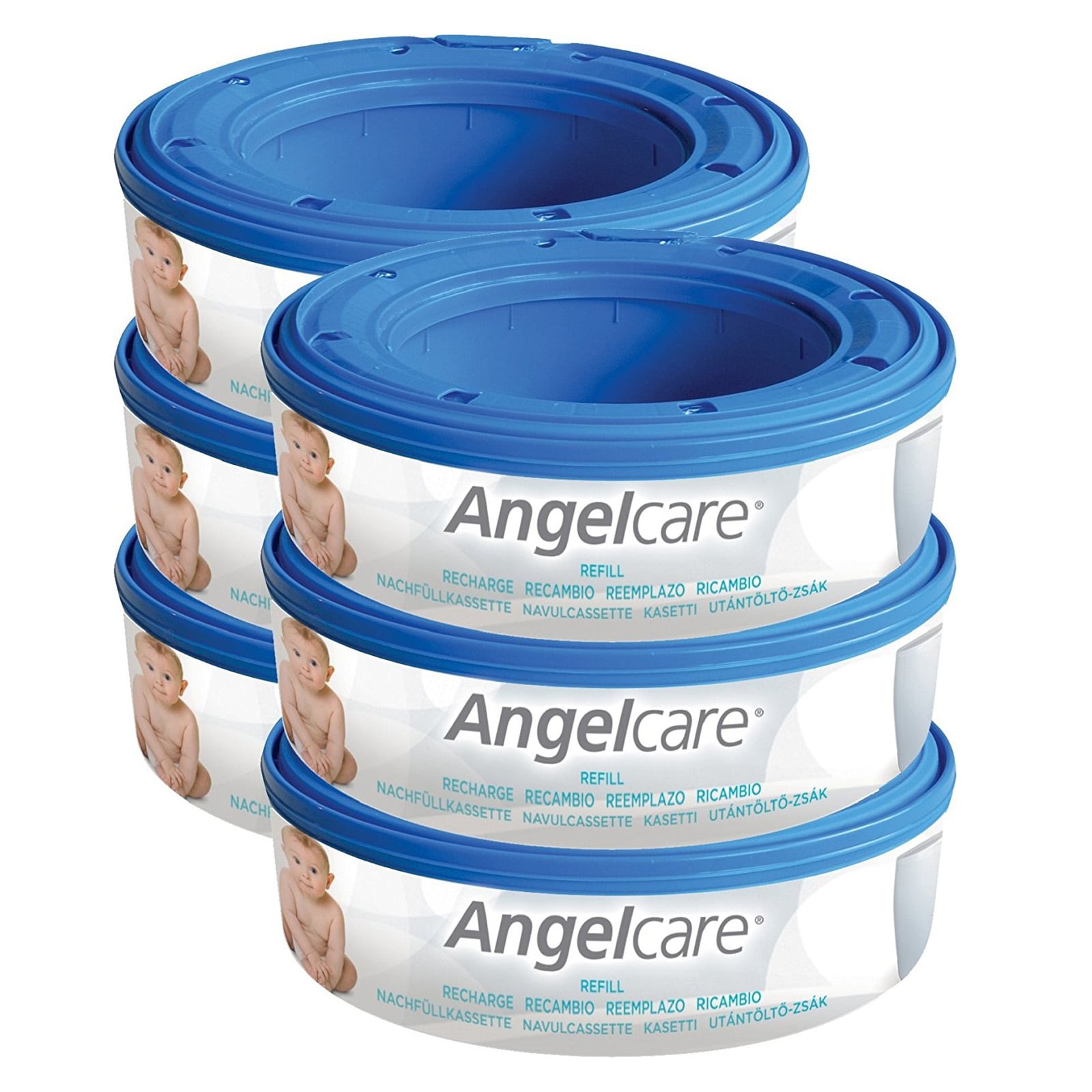 Ricarica da 6 per mangia pannolini Angel Care