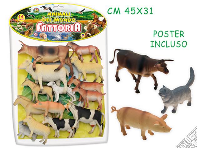 Animali della fattoria blister 14 pezzi