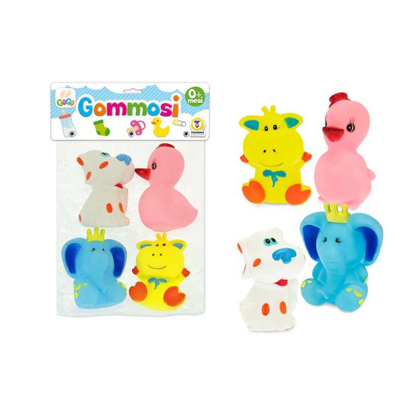 Animali Gommosi x4 Gogo