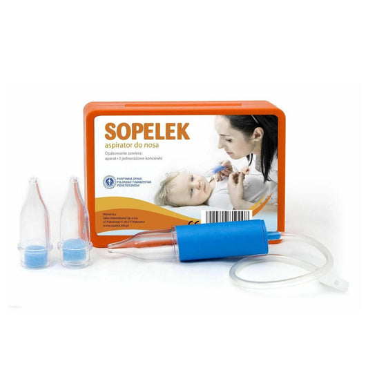 ASPIRATORE NASALE MANUALE CON 3 RICAMBI