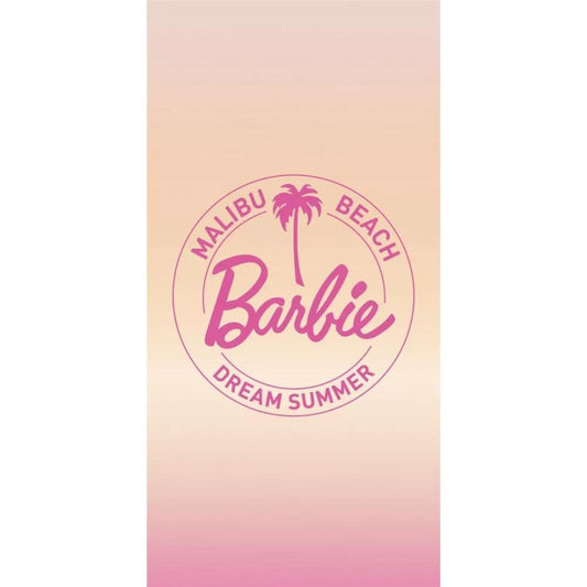 Telo Mare Barbie 70x140cm 100 COTONE - Baby Shop Store