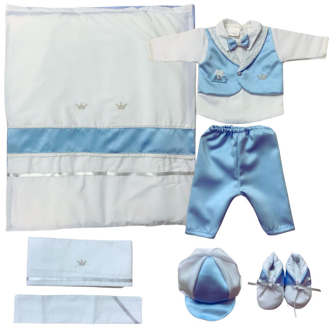 Corredino estivo bimbo Baby Chic azzurro - Baby Shop Store
