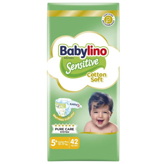 Babylino sensitive 5+junior plus 12-17kg 42pz