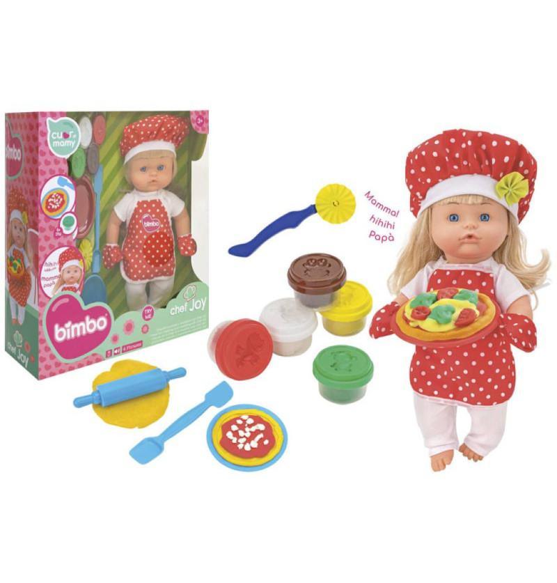 BAMBOLA B/O CM 35 PIZZA/CHEF 5X25GR 3+ - Baby Shop Store