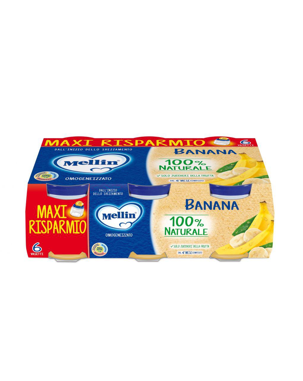Omogeneizzato Mellin Banana 6x100gr