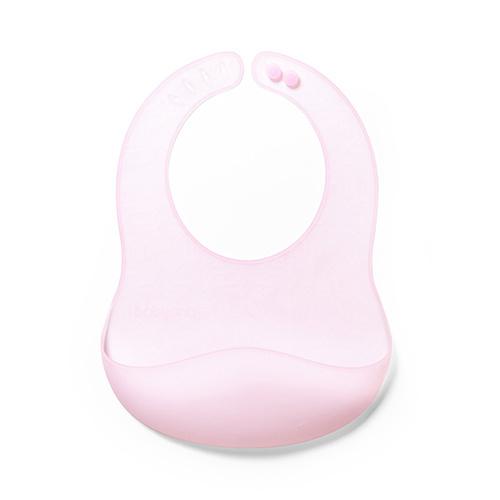 Bavetta in Silicone Ultrasottile rosa Babyono