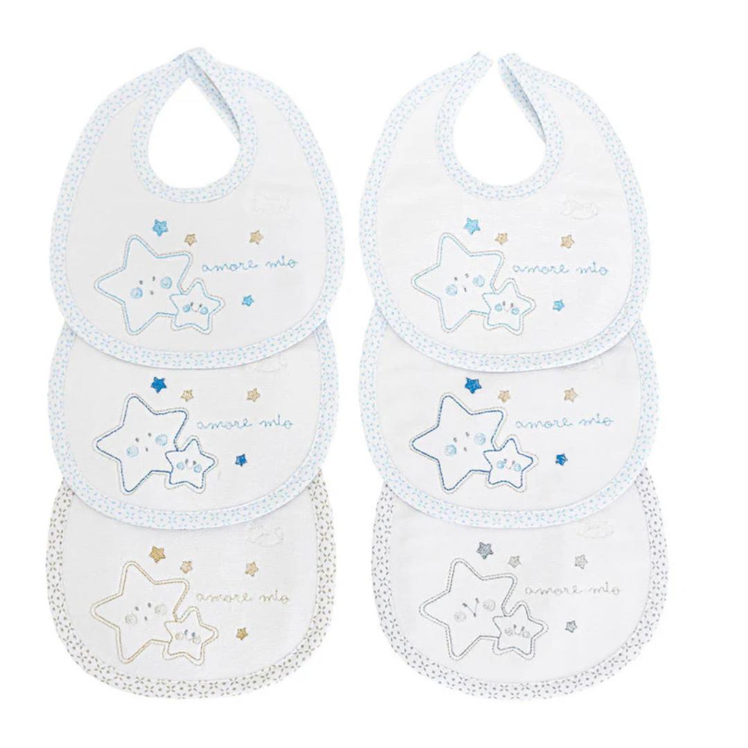 bavetta elegante Mio piccolo panna/ grigio