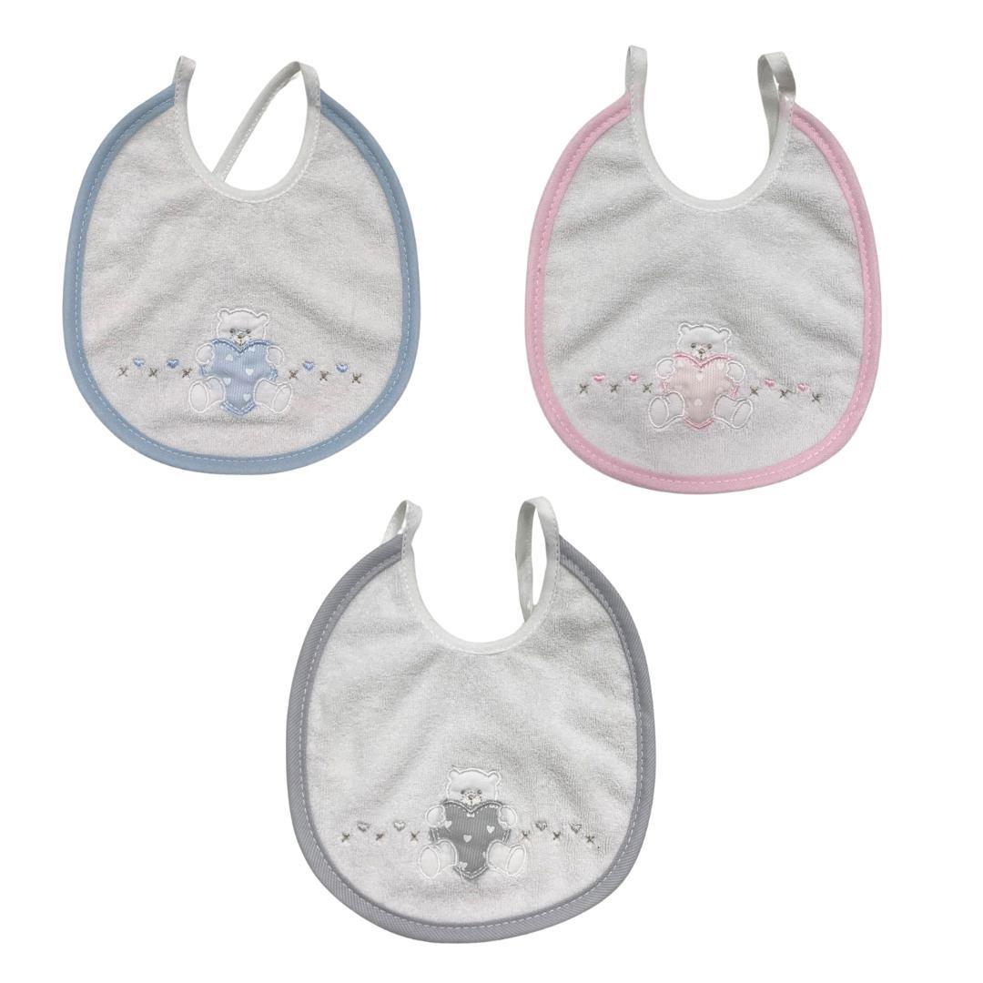 bavetta Lair orsetto e cuore - Baby Shop Store