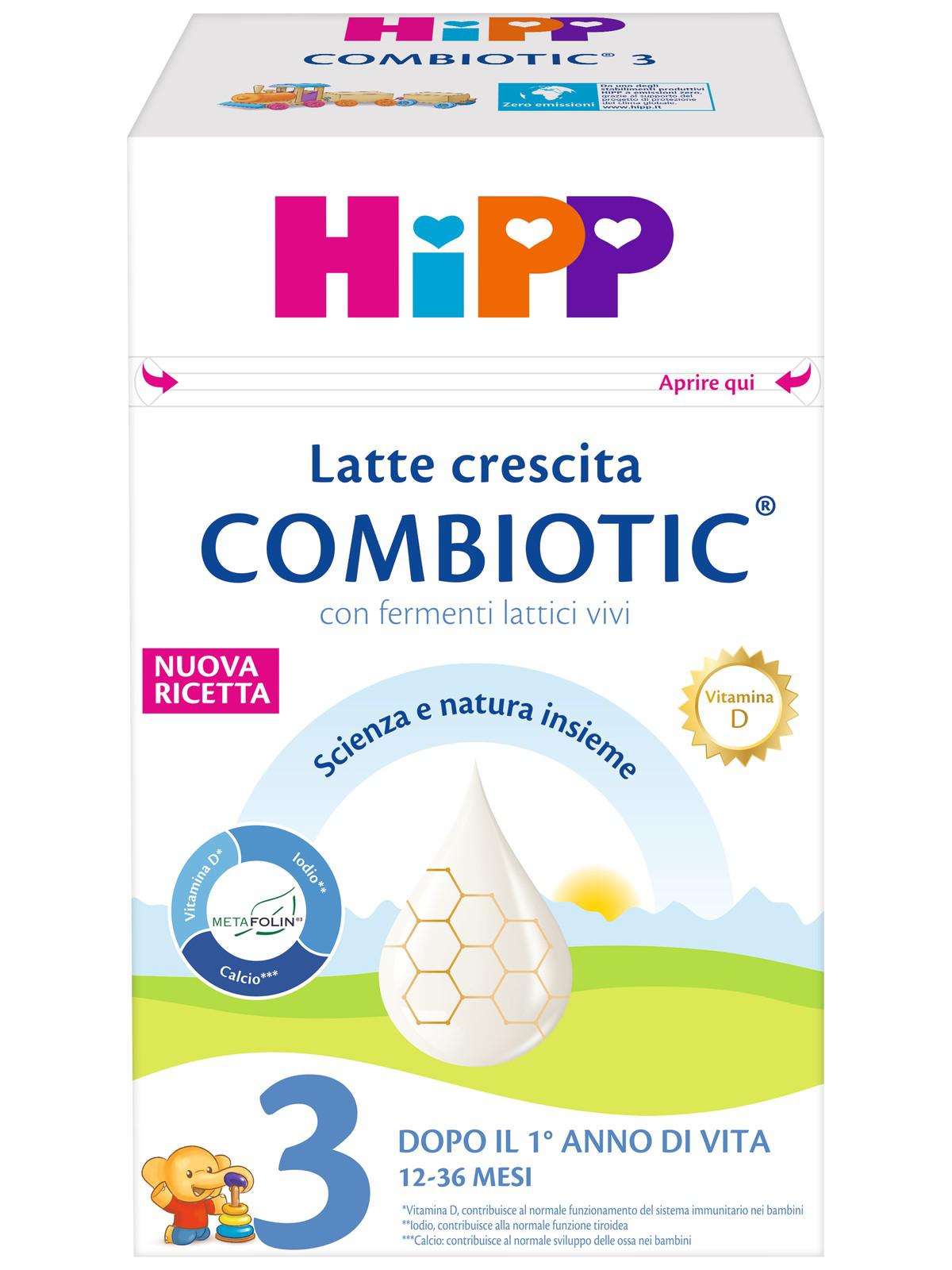 Latte Crescita Hipp Combiotic 3 Polvere 600gr