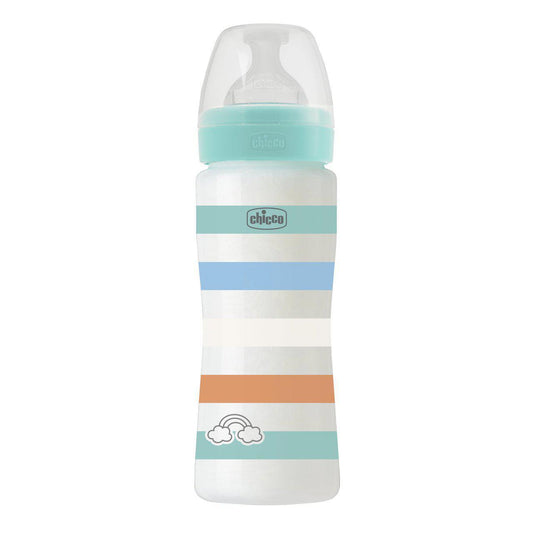 Biberon Chicco Well Being 330ml 4+ verde - Baby Shop Store