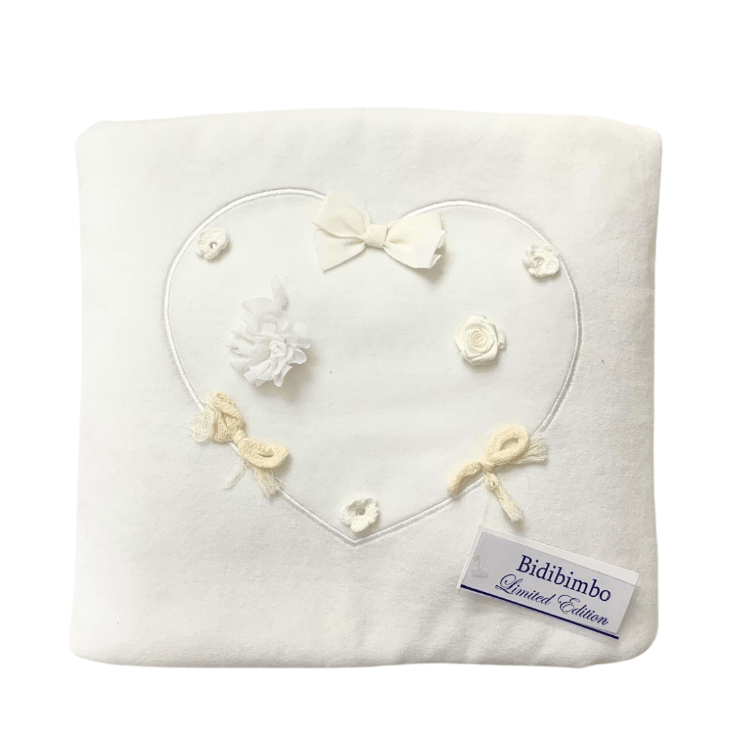 coperta in ciniglia femm. panna bidibimbo - Baby Shop Store