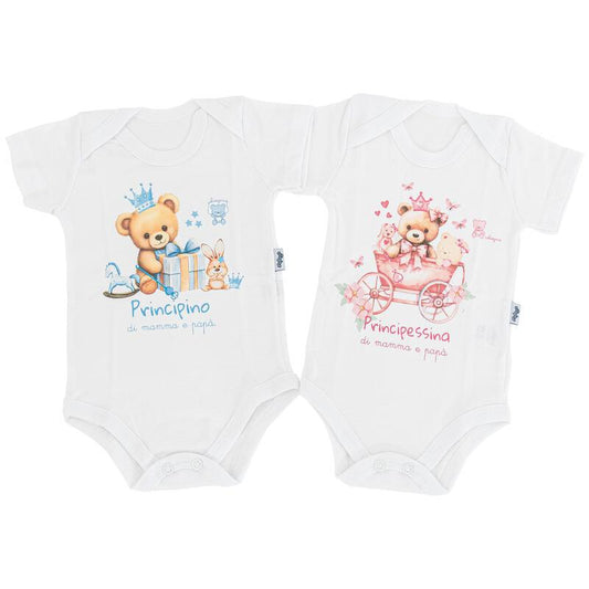 Body manica corta Principino/principessa - Baby Shop Store