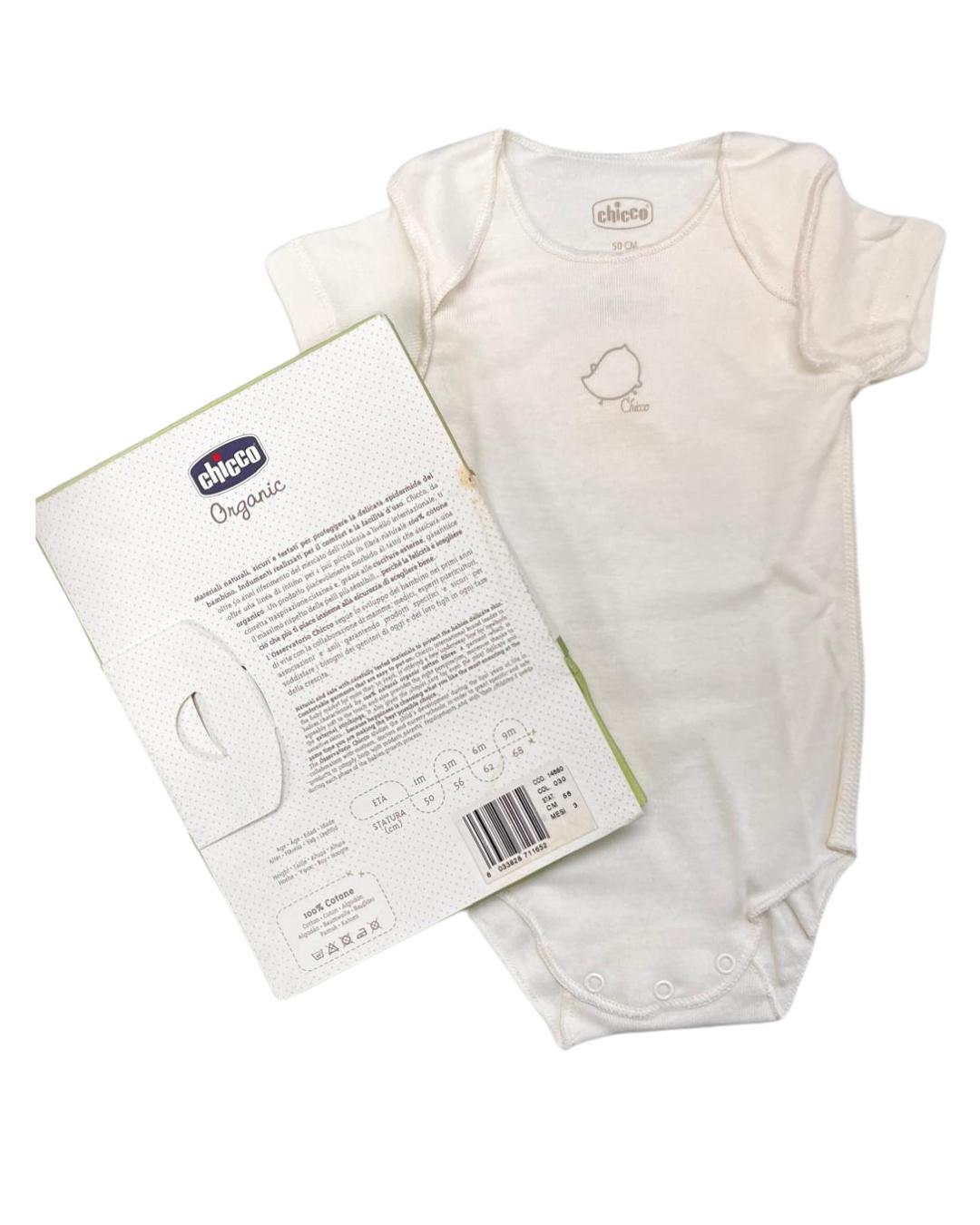 Chicco Body Manica Corta Cuciture Esterne