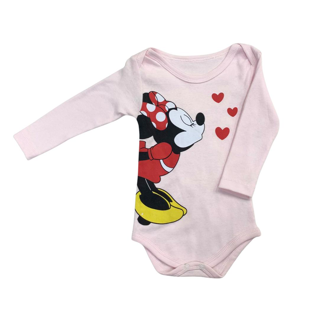 Body Cotone Minnie Rosa
