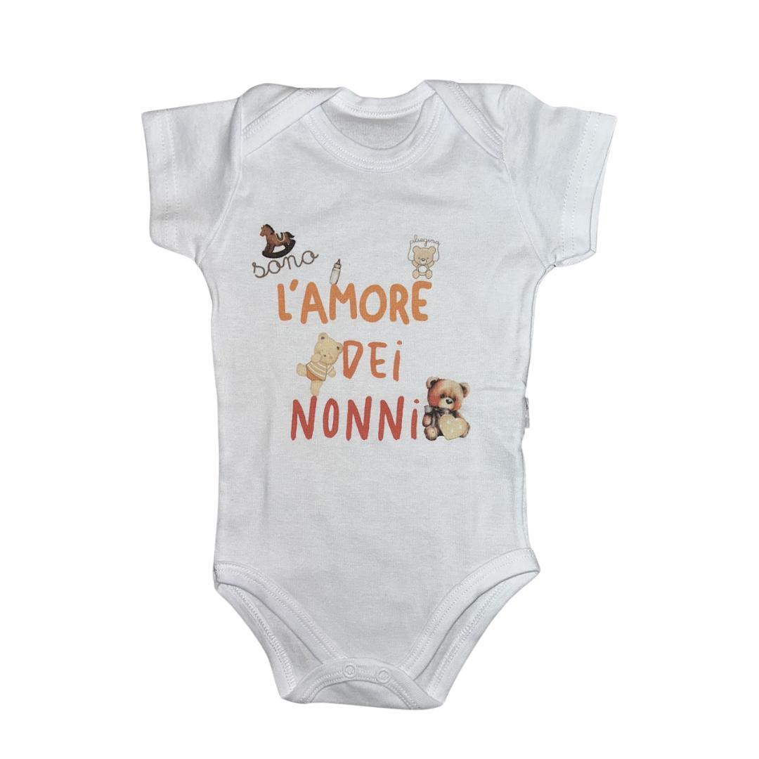 Body Amore Dei Nonni Cotone Manica Corta - Baby Shop Store