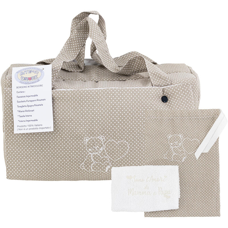 BORSONE+FASCIATOIO+INTERNO PLASTIFICATO+ACCESSORI