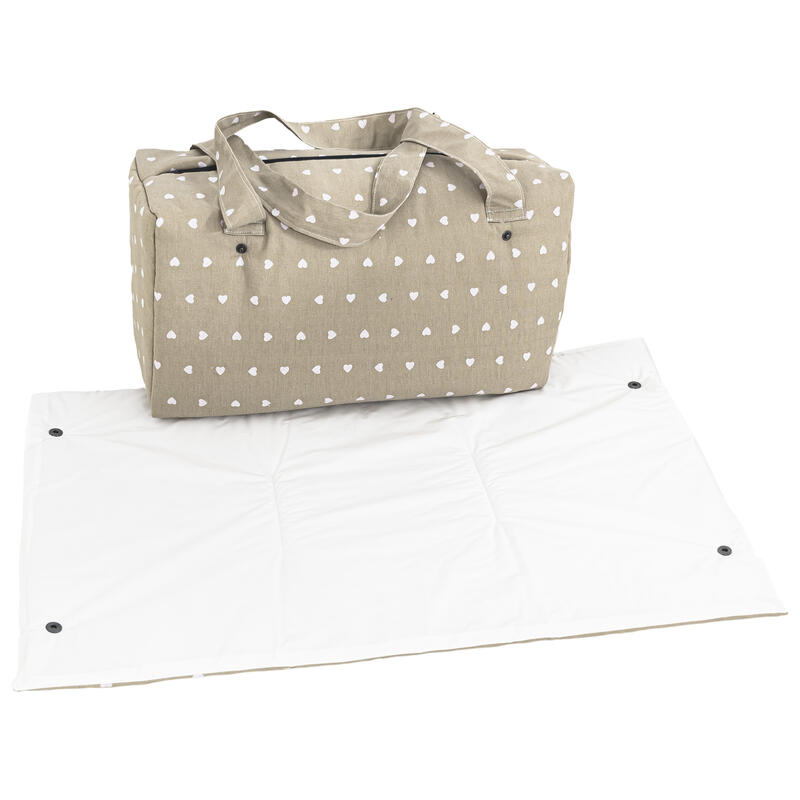 BORSONE+FASCIATOIO+INTERNO PLASTIFICATO+ACCESSORI