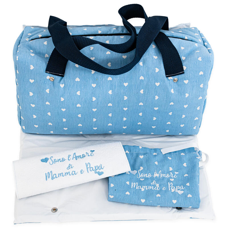 BORSONE+FASCIATOIO+INTERNO PLASTIFICATO+ACCESSORI