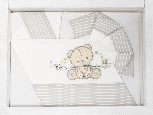 Lenzuolo Baby culla  bruco bruco  bear