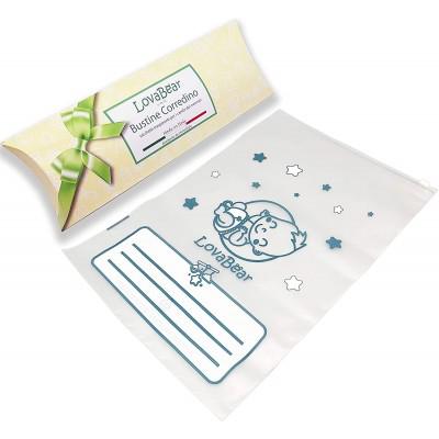 Sachets de layette bébé bleu x6