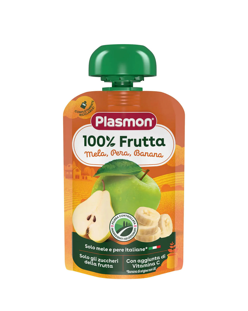 Spremi e gusta plasmon mela,pera , banana 100gr