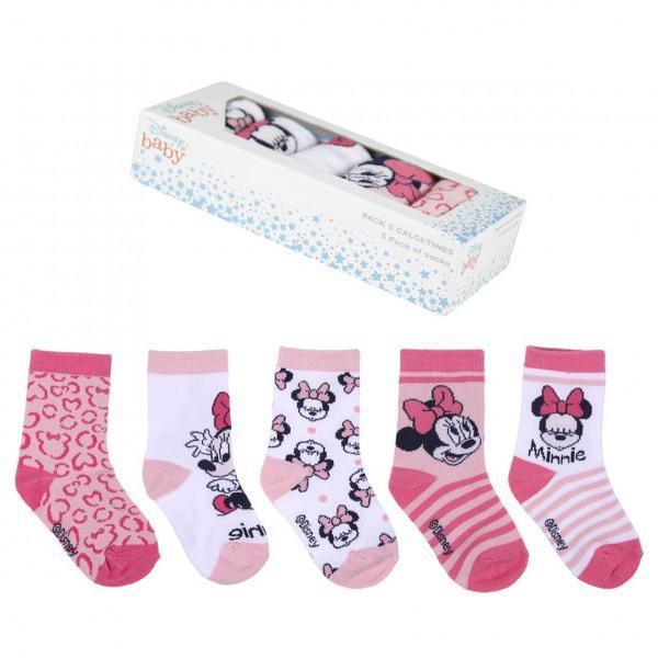 Calzini Minnie 5pz Cotone - Baby Shop Store