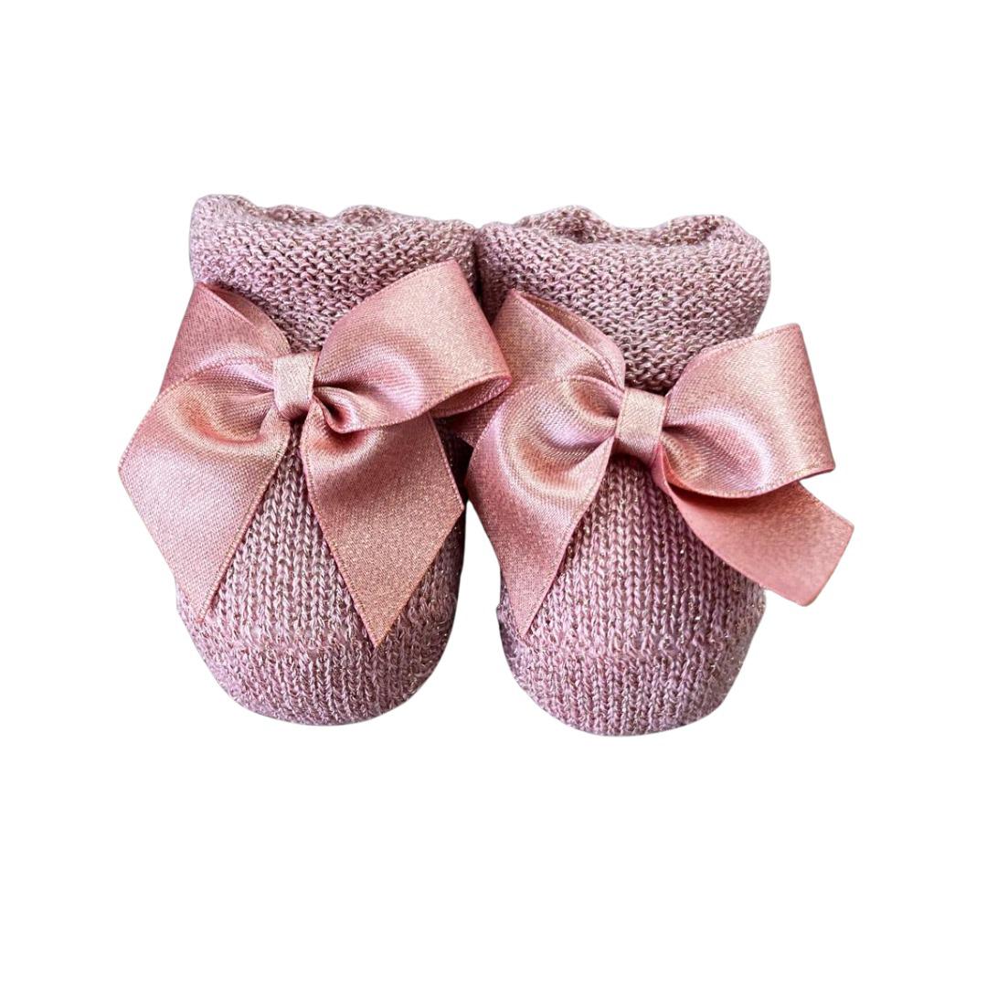 Scarpette Culla Bimba Coccoli rosa