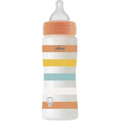 Chicco biberon Well being 4m+ 330ml arancione