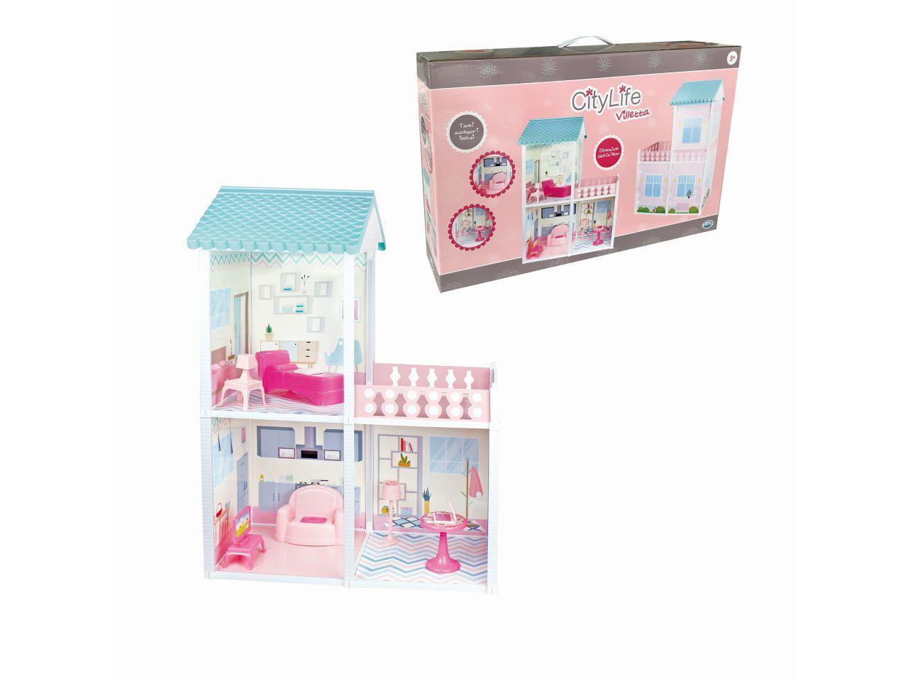 City life viletta con 3 stanze e accessori - Baby Shop Store