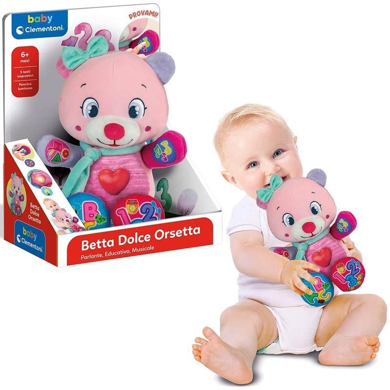 CLEMENTONI BETTA DOLCE ORSETTA PELUCHE INTERATTIVO - Baby Shop Store