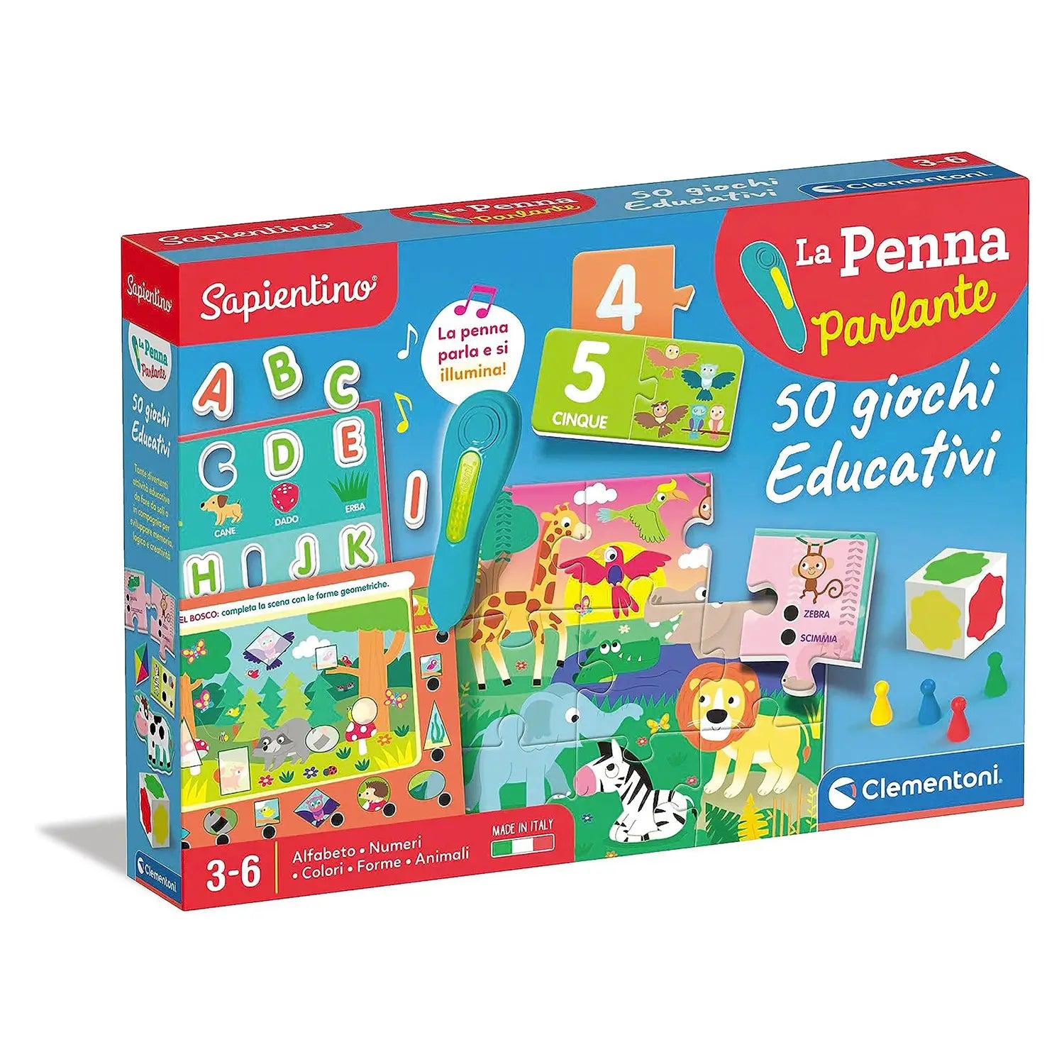 La Penna Parlante 50 Giochi di Clementoni