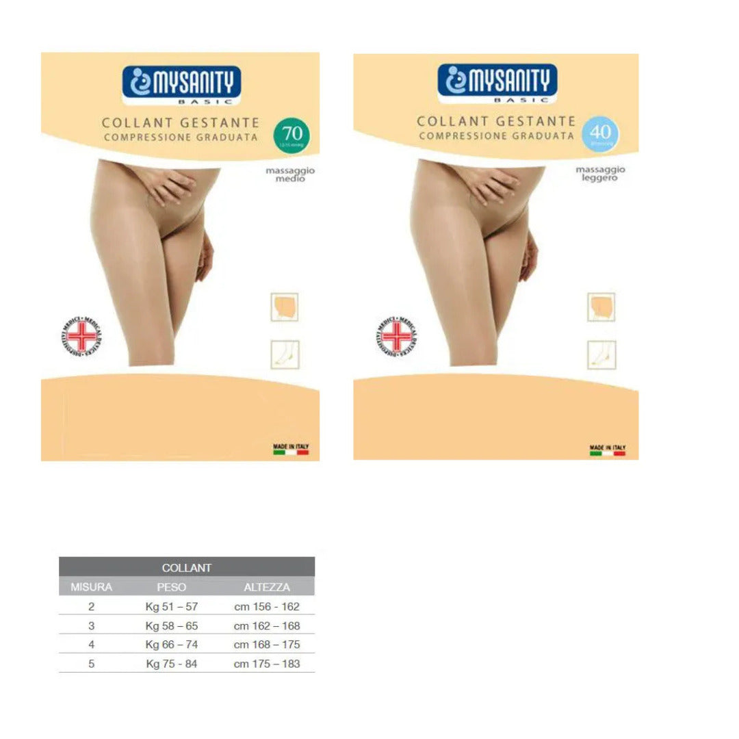 Collant Gestante Beige My Sanity