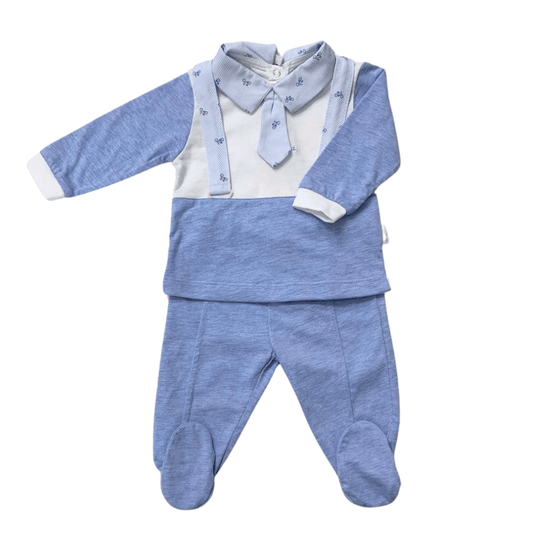 completino 2 pez les jolies maschietto azzurro - Baby Shop Store