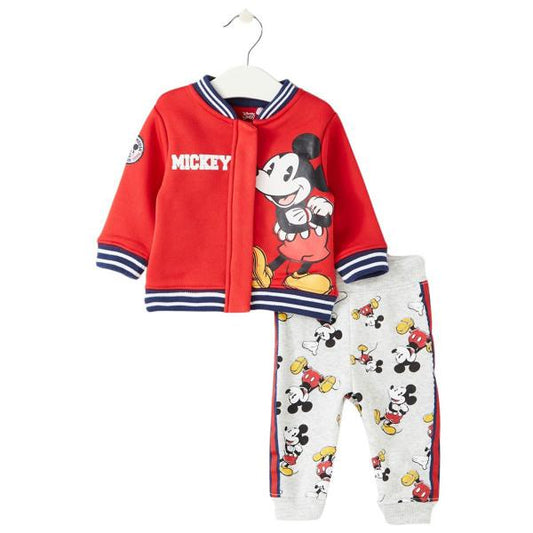 completino 2 pezzi Mickey felpato maschietto