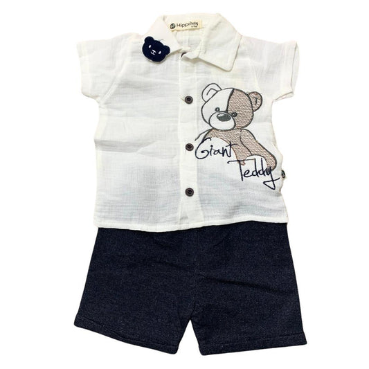 Completino 2 pezzi camicia e Pantaloncino - Baby Shop Store