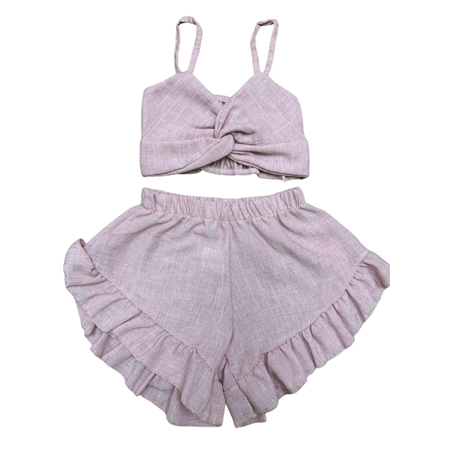 Completino Estivo Bimba 2 pezzi Rosa