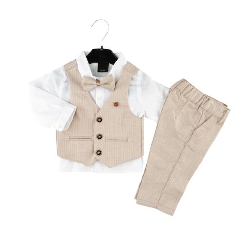 Completino bimbo elegante autunno-inverno beige