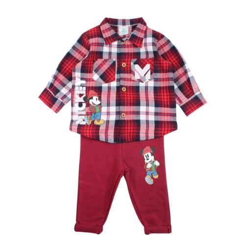 Completo Invernale Maschietto Mickey Rosso