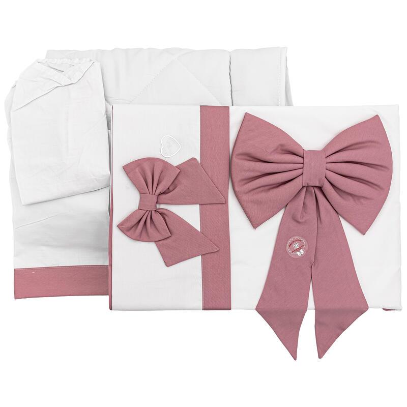 COMPOSE' BABYCULLA/CARROZZINA RICAMATO 5 PEZZI BIMBA