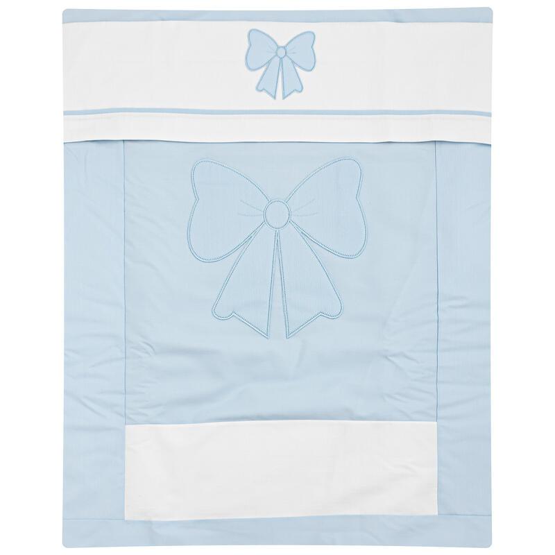 COMPOSE' BABYCULLA/ Carrozzina  RICAMATO 5 PZ azzurro