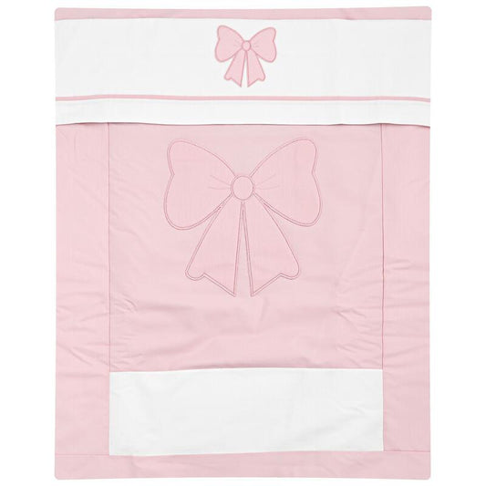COMPOSE' BABYCULLA RICAMATO 5 PZ ROSA FIOCCO