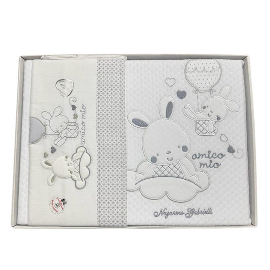 Set Lettino 4pz Grigio - Baby Shop Store