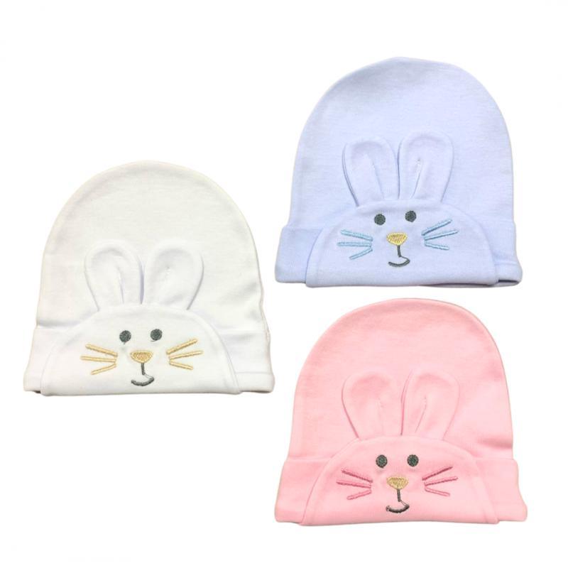 Cappellino neonato in cotone coniglietto - Baby Shop Store